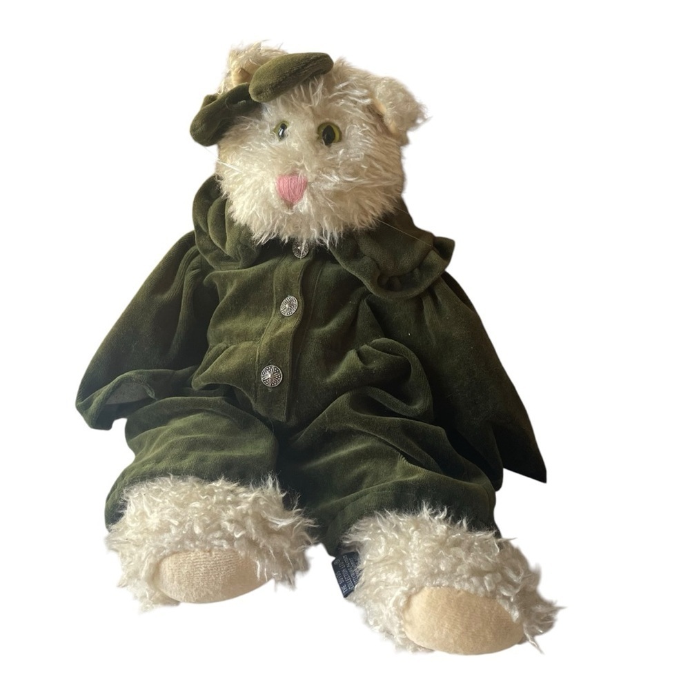 Boyd's Bears Katie Cat Kitten 17” Plush Stuffed Animal Outfit Retired 1997 Toy
